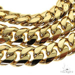10k Yellow Gold Solid Miami Cuban Link Chain 22 Inches 8mm 46177 - Image 5