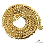 Miami Cuban Chain 10k Yellow Gold   24 Inches 6mm 46228 - Image 3