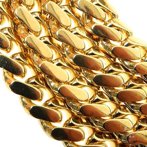 Miami Cuban Chain 10k Yellow Gold 30 Inches 6mm   46402 - Image 4