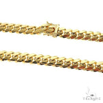 Miami Cuban Chain 14k Yellow Gold   34 Inches 9mm 46523 - Image 4