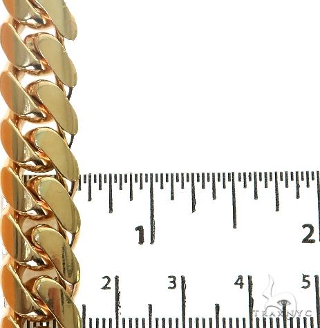 Miami Cuban Chain 14k Yellow Gold   26 Inches 15mm 46319 - Image 8