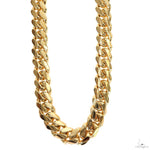 Miami Cuban Chain 18k Yellow Gold   32 Inches 10mm 46473 - Image 1