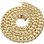 14K Yellow Gold Miami Cuban Hollow 9.5mm 20 Inches  68395 - Image 6