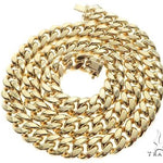 14k Yellow Gold Hollow Miami Cuban Link Chain 11 mm 24 Inches  68393 - Image 6