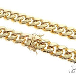 14k Yellow Gold Hollow Miami Cuban Link Chain 11 mm 24 Inches  68393 - Image 2