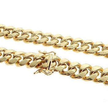 Miami Cuban Link Chains | Solid & Diamond | 10K–18K Gold – TraxNYC ...