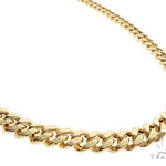 14k Yellow Gold Hollow Miami Cuban Link Chain 24 Inches 6mm 65895 - Image 2