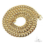 Miami Cuban Chain Hollow 14K Yellow Gold 24 Inches 9mm 65168 - Image 4