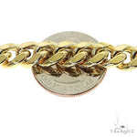 Miami Cuban Chain Hollow 14K Yellow Gold 24 Inches 9mm 65168 - Image 5