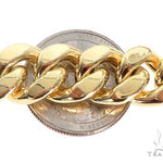 Miami Cuban Chain Hollow 14K Yellow Gold 26 Inches 13mm   64819 - Image 3