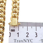 Miami Cuban Chain Hollow 14K Yellow Gold 26 Inches 9.3mm 65905 - Image 8