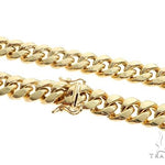 Miami Cuban Chain Hollow 14K Yellow Gold 26 Inches 9.5mm 65163 - Image 1