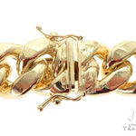 Miami Cuban Chain Hollow 14K Yellow Gold 28 Inches 13mm   64820 - Image 5