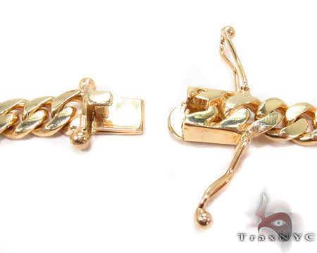 10K Gold miami cuban chain, 7 mm, photo 5 of 7