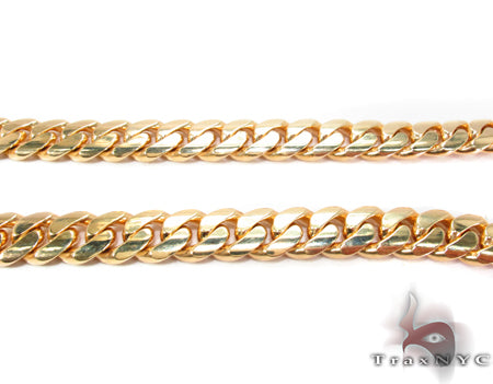 Miami Cuban Link Chain 22 Inches 8.2mm 32400 | TraxNYC