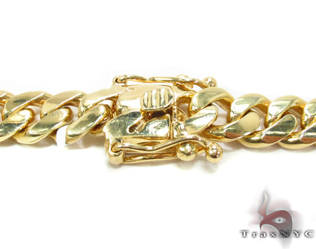 Miami Cuban Link Chain 26 Inches 11mm   32388 - Image 3