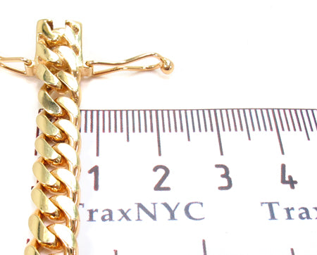 10k Yellow Gold Solid Miami Cuban Link Chain 26 Inches 7mm   32433 - Image 7