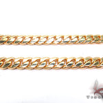 14k Yellow Gold Solid Miami Cuban Link Chain 26 Inches 7mm   32408 - Image 2