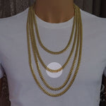 Miami Cuban Link Chain 28 Inches 11mm   32387 - Image 6