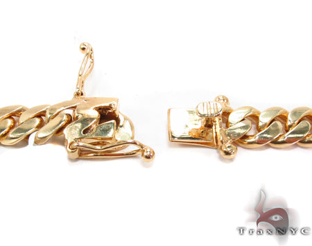 Miami Cuban Link Chain 28 Inches 11mm   32387 - Image 4