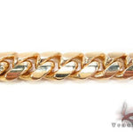 10k yellow gold solid Miami Cuban link chain, 15.5mm wide, polished finish.