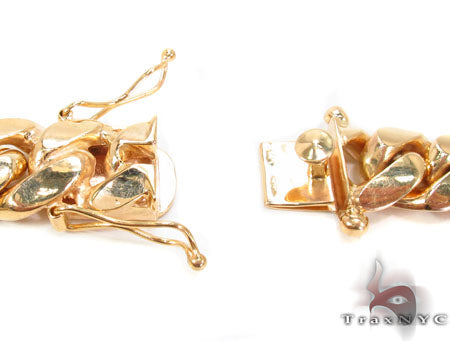 14K Gold miami cuban chain, 16 mm, photo 6 of 8