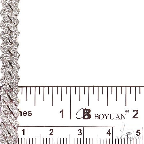 14K Gold Miami Cuban Lab-Grown Diamond Bracelet, photo 6 of 6