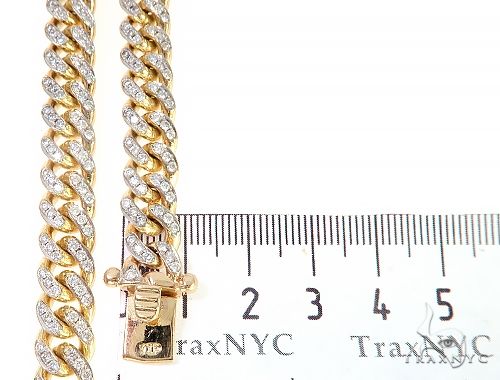 14K Gold miami cuban chain, 8.7 mm, photo 7 of 7