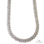 Miami Cuban Diamond Chain 69076 - Image 1