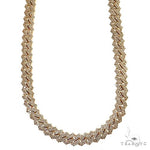 Miami Cuban Diamond Chain 69077 - Image 1