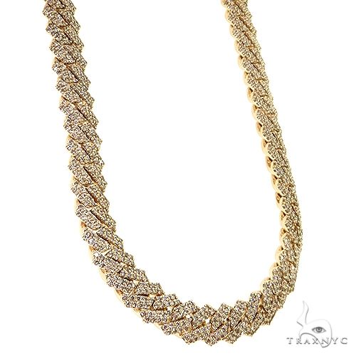 14K Gold miami cuban chain, 7.8 mm, photo 2 of 7