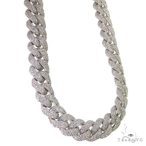 14K Gold miami cuban chain, 15.25 mm, photo 2 of 8