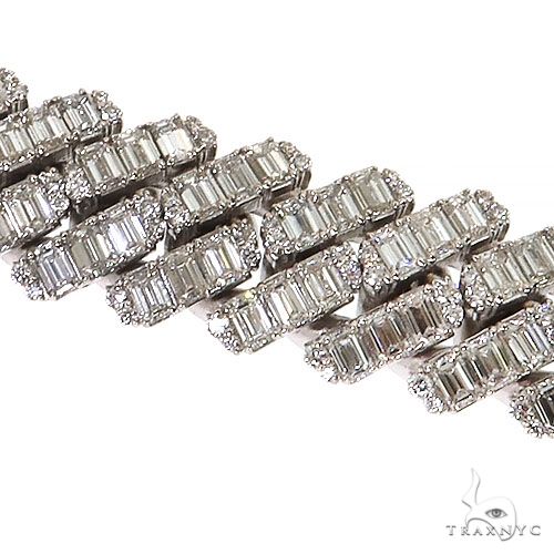 Miami Cuban Emerald Diamond Bracelet (Lab) 68615 - Image 4