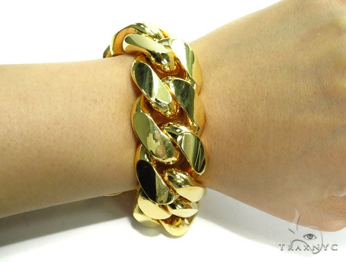 Miami Cuban Gold Bracelet 41125 - Image 6