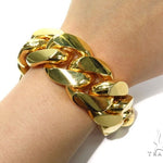 Miami Cuban Gold Bracelet 41126 - Image 5