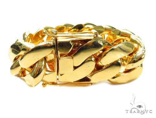 Miami Cuban 10K Gold Bracelet, photo 2 of 6