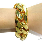 Miami Cuban Gold Bracelet 41127 - Image 6