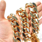 Miami Cuban Gold Chain 35 Inches 25mm   42379 - Image 4