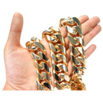 Miami Cuban Gold Chain 35 Inches 25mm   42379