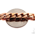 Miami Cuban Link 14K Rose Gold Bracelet 64619 - Image 2