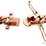 Miami Cuban Link 14K Rose Gold Bracelet 64619 - Image 5