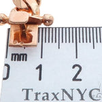 Miami Cuban Link 14K Rose Gold Bracelet 64619 - Image 6