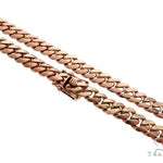 Miami Cuban Link 14K Rose Gold Chain 28 Inches 10mm   64620 - Image 1
