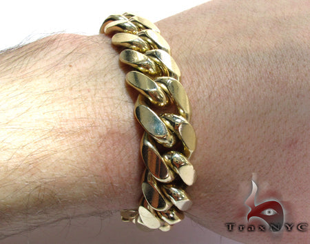 Miami Cuban Link Bracelet 7 Inches 15mm   32465 - Image 7
