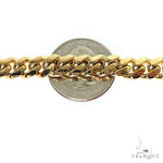 14k Yellow Gold Solid Miami Cuban Link Chain 8mm 24 Inches   32399 - Image 5