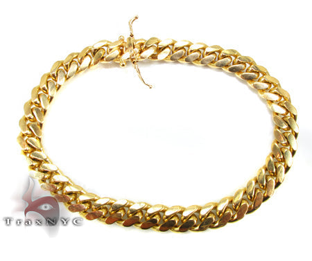Miami Cuban Link Bracelet 8 Inches 7 mm