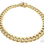 Miami Cuban Link Bracelet Hollow 8.5 Inches 7.5mm