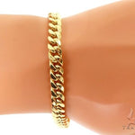 Miami Cuban Link Bracelet Hollow 8.5 Inches 7.5mm