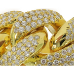 Miami Cuban Link Diamond Ring 16 mm wide 57054