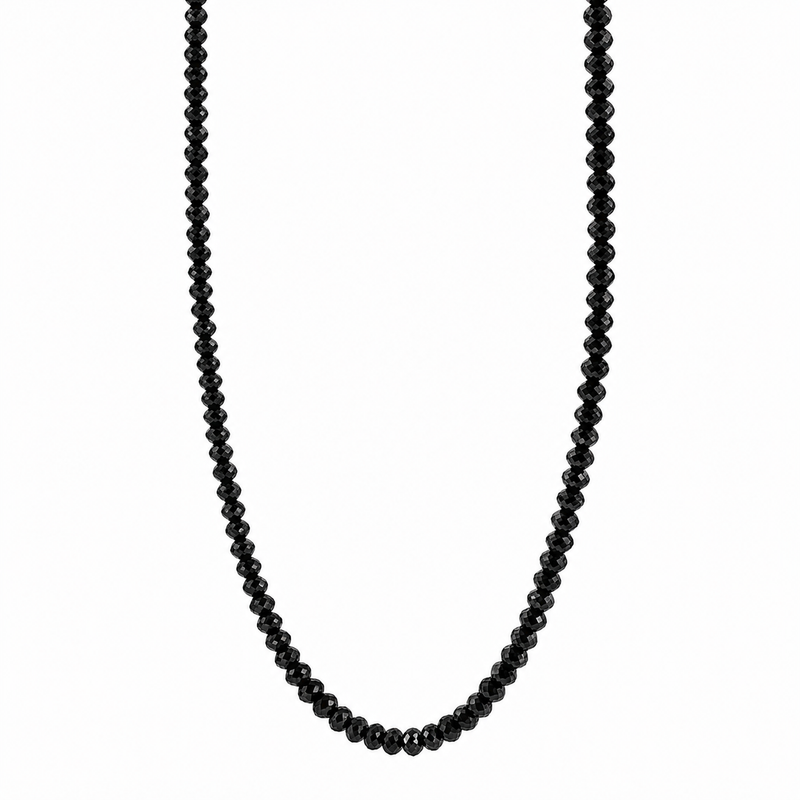 Midnight Elegance Beaded Necklace 71638